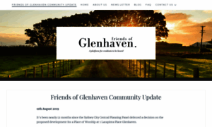 Friendsofglenhaven.com.au thumbnail