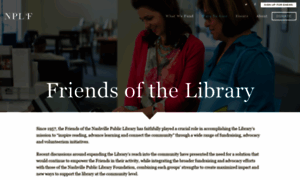 Friendsofnashvillelibrary.org thumbnail