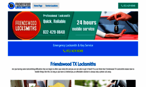 Friendswoodlocksmiths.com thumbnail