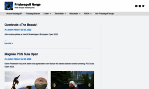 Frisbeegolf.no thumbnail