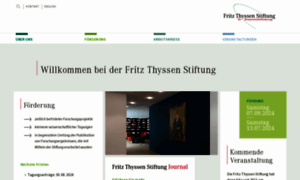 Fritz-thyssen-stiftung.de thumbnail
