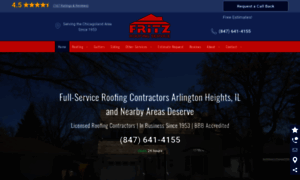 Fritzroofingservices.com thumbnail