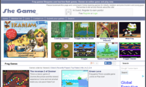Frog-games.shegame.com thumbnail