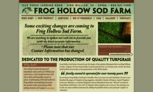 Froghollowsodfarm.com thumbnail