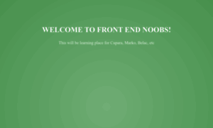 Front-end-noobs.com thumbnail