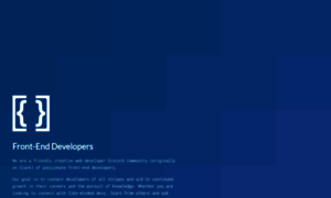 Frontenddevelopers.org thumbnail