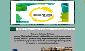 Frontierartcenter.com thumbnail