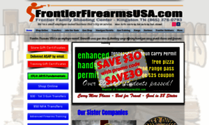 Frontierfirearms.us thumbnail