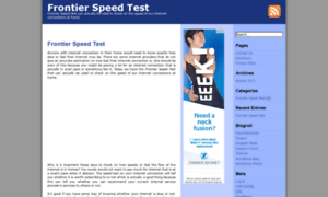 Frontierspeedtest.org thumbnail