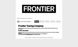 Frontiertouring.oztix.com.au thumbnail