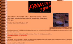 Frontiertownfan.com thumbnail