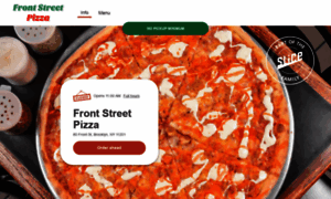 Frontstreetpizzamenu.com thumbnail