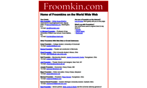 Froomkin.com thumbnail
