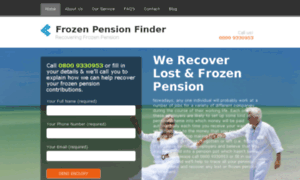 Frozen-pension-finder.co.uk thumbnail