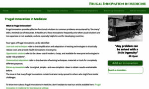 Frugal-innovation-medicine.com thumbnail