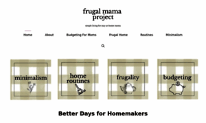 Frugalmamaproject.com thumbnail