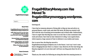 Frugalmilitarymoneyguy.wordpress.com thumbnail