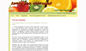 Fruit-vegetable.info thumbnail