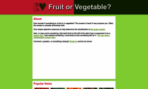 Fruitorvegetable.science thumbnail