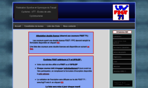 Fsgt71velo.fr thumbnail