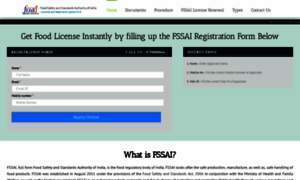 Fssaigov.org thumbnail