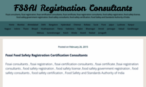 Fssairegistrationconsultants.wordpress.com thumbnail