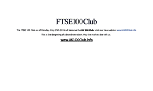 Ftse100club.info thumbnail