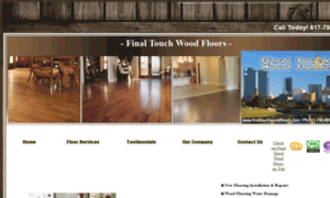 Ftworthfinaltouchwoodfloors.com thumbnail