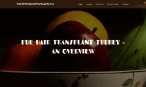 Fuehairtransplantturkey38271.worldblogged.com thumbnail