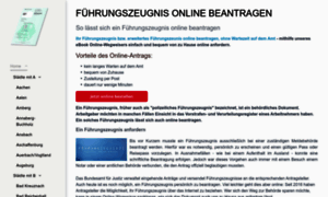 Fuehrungszeugnis-online-beantragen.de thumbnail