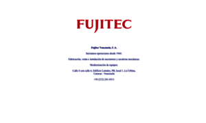 Fujitec.com.ve thumbnail