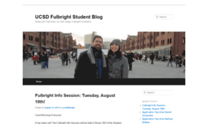 Fulbrightstudentblog.ucsd.edu thumbnail