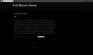 Full-bloom-game.blogspot.com thumbnail