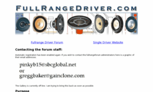 Fullrangedriver.com thumbnail