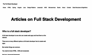 Fullstackdeveloper.guru thumbnail