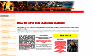 Fun-learning-spanish.com thumbnail