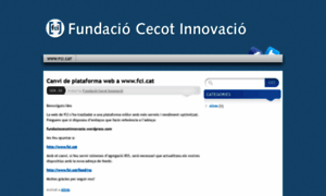 Fundaciocecotinnovacio.wordpress.com thumbnail