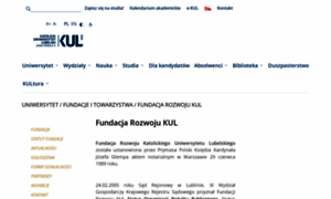 Fundacjarozwoju.kul.pl thumbnail