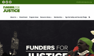 Fundersforjustice.org thumbnail