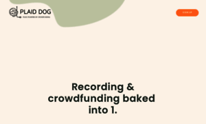 Funding.plaiddogrecording.com thumbnail