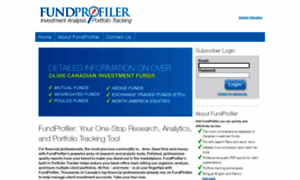 Fundprofiler.com thumbnail