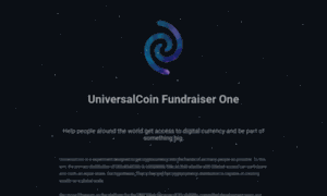 Fundraiser.universalcoin.io thumbnail