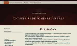 Funerailles-henin.be thumbnail