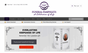 Funeralpamphlets.com thumbnail