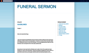 Funeralsermon.blogspot.com thumbnail