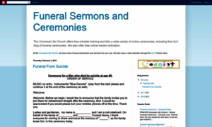 Funeralsermonsceremonies.blogspot.com thumbnail