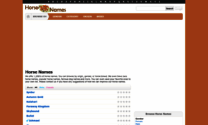 Funhorsenames.com thumbnail