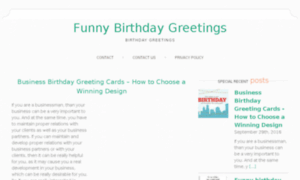 Funnybirthdaygreetings.com thumbnail