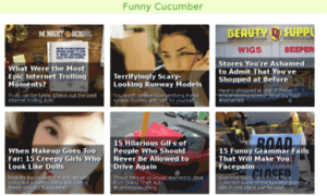 Funnycucumber.com thumbnail