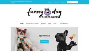Funnydogshirts.com thumbnail